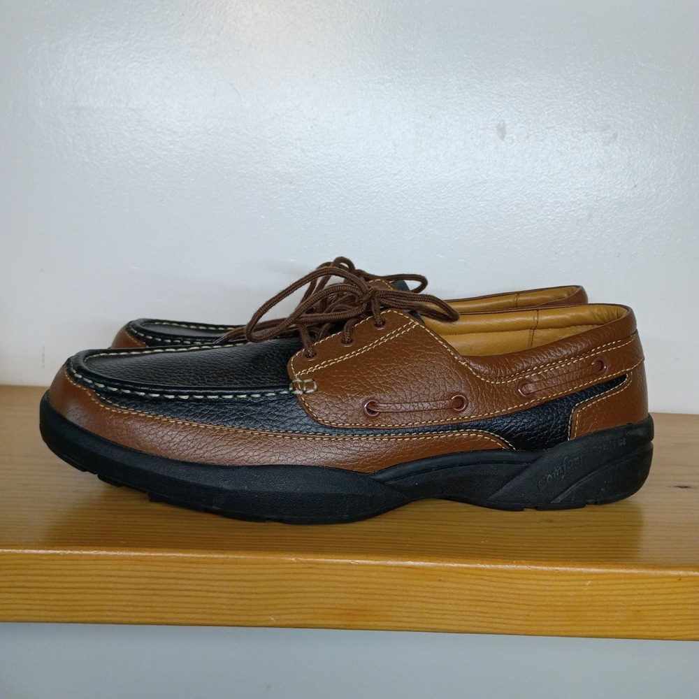 Dr. Comfort Patrick 8560 Men Therapeutic Leather Boat‎ Shoes Size 15 M Comfort - Picture 2 of 15